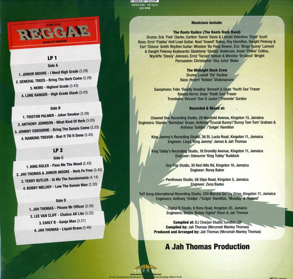 Various : Jah Thomas Presents - The Highest Grade (2xLP, Comp, 180)