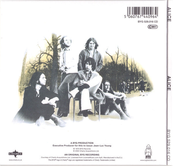 Alice (22) : Alice (CD, Album, RE, RM)