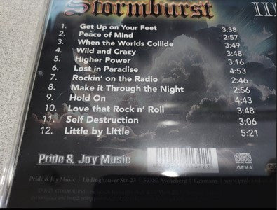Stormburst : III (CD, Album)