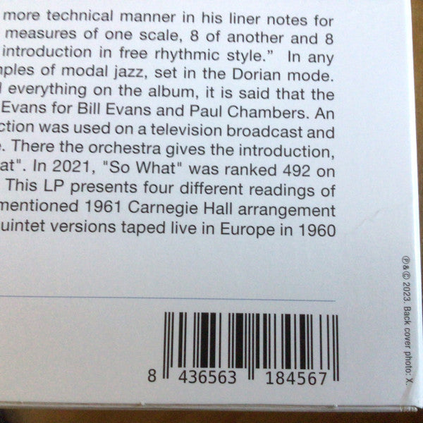 Miles Davis : So What (LP, Album, Comp, 180)