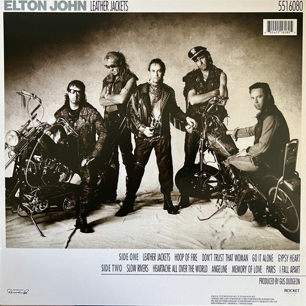 Elton John : Leather Jackets (LP, Album, RE, RM)