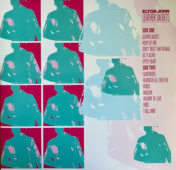Elton John : Leather Jackets (LP, Album, RE, RM)