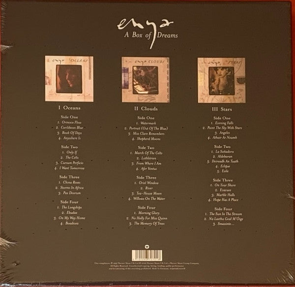 Enya : A Box Of Dreams (6xLP, Comp, RE, Col + Box, Ltd)