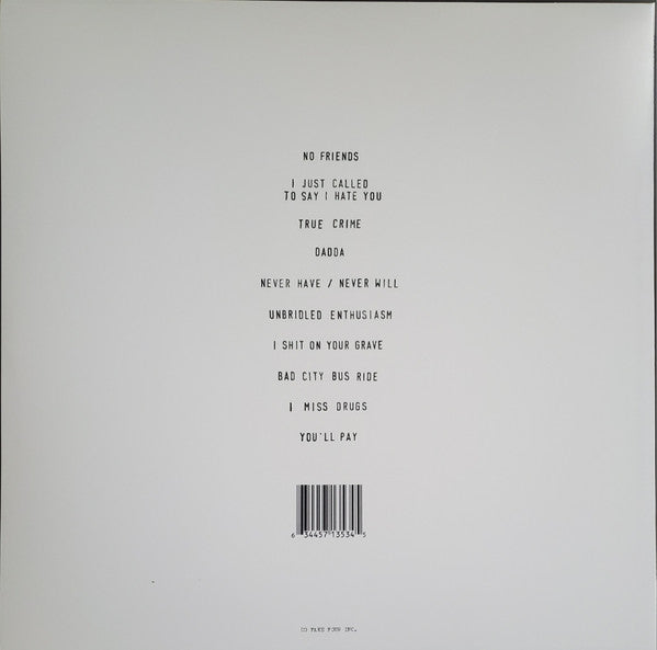 Gregory Pepper And His Problems : No Thanks (LP, Album)