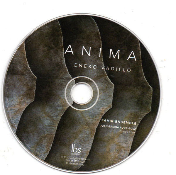Eneko Vadillo, Zahir Ensemble, Juan García Rodríguez : Anima (CD, Album)