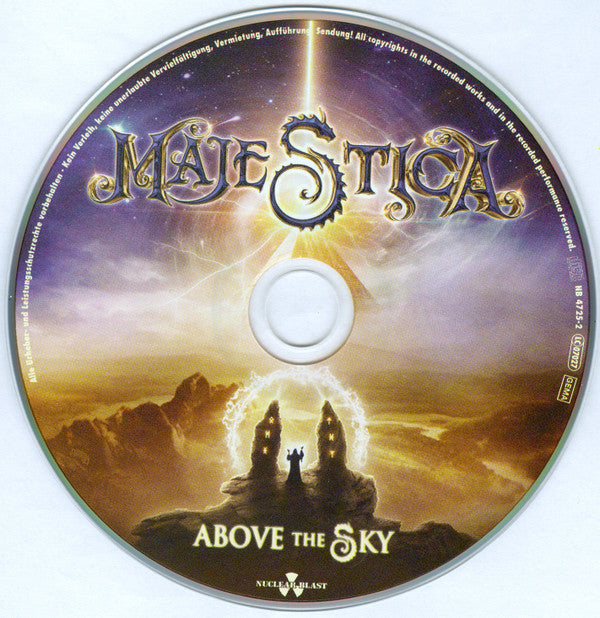 Majestica (3) : Above The Sky (CD, Album, RE)