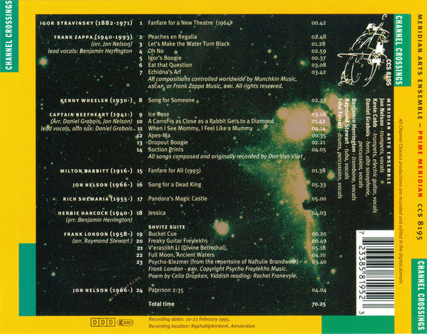 Meridian Arts Ensemble : Prime Meridian (CD, Album)