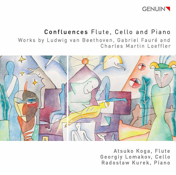 Atsuko Koga, Georgiy Lomakov, Radosław Kurek : Confluences—Flute, Cello And Piano (CD, Album)