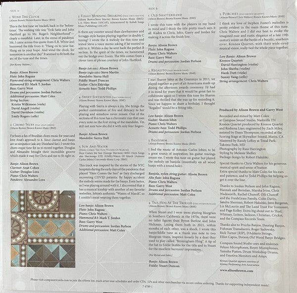 Alison Brown : On Banjo (LP, Album, Ltd, Gol)