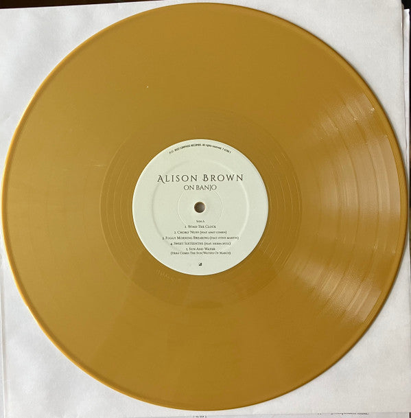 Alison Brown : On Banjo (LP, Album, Ltd, Gol)