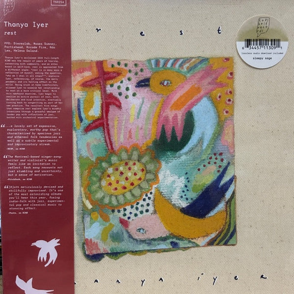 Thanya Iyer : Rest (12", EP, Ltd, Sle)