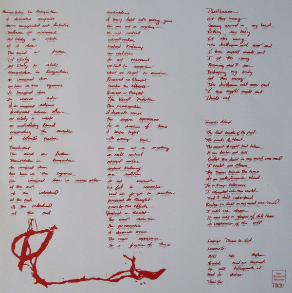 Longings : Dreams In Red (LP, Album)