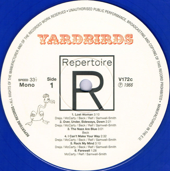 The Yardbirds : Roger The Engineer (LP, Album, Mono, RE, Blu)