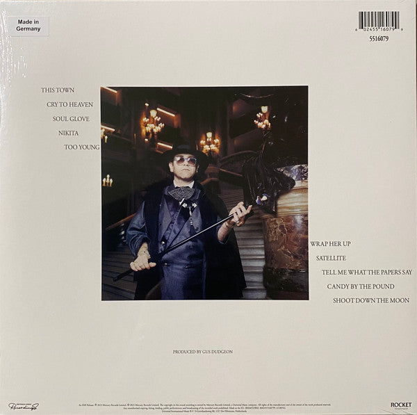 Elton John : Ice On Fire (LP, Album, RE, RM, 180)