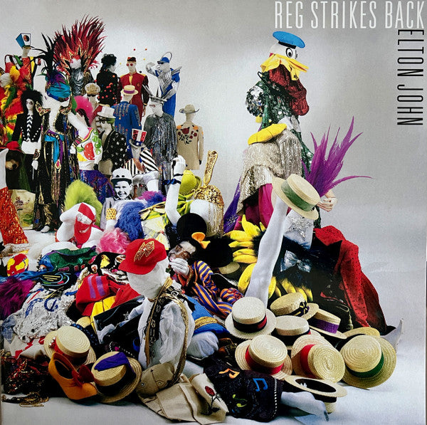 Elton John : Reg Strikes Back (LP, Album, RE, RM, 180)