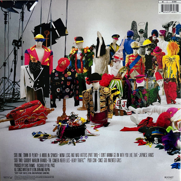 Elton John : Reg Strikes Back (LP, Album, RE, RM, 180)