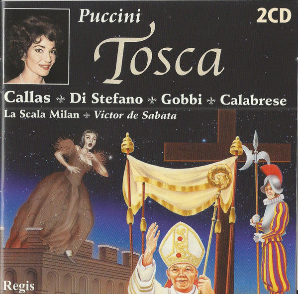 Giacomo Puccini – Maria Callas, Giuseppe Di Stefano, Tito Gobbi, Coro Del Teatro Alla Scala And Orchestra Del Teatro Alla Scala, Victor De Sabata : Tosca (2xCD, RM)