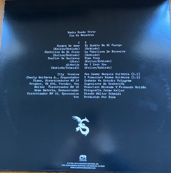 Size (4) : Nadie Puede Vivir Con Un Monstruo (LP, Album, Ltd, RP, Blu)