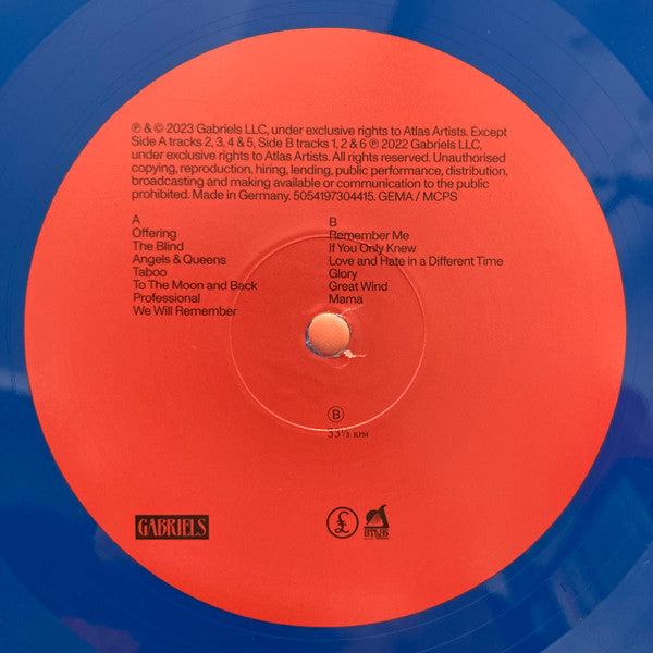 Gabriels (3) : Angels & Queens (LP, Album, Blu)