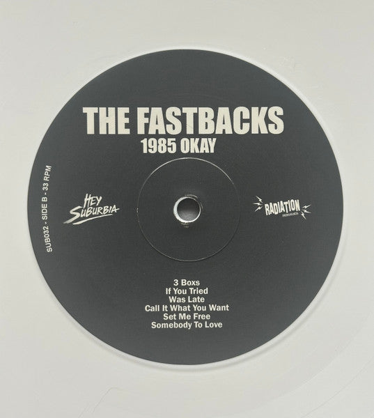 Fastbacks : 1985 Okay (LP, Album, Ltd, RM, Whi)