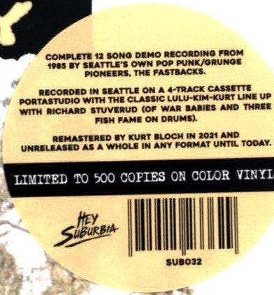 Fastbacks : 1985 Okay (LP, Album, Ltd, RM, Whi)