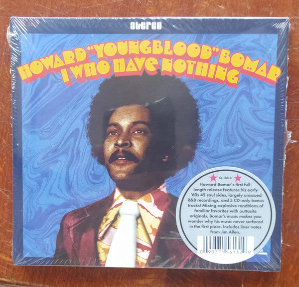 Howard "Youngblood" Bomar : I Who Have Nothing (CD, Album, Dig)