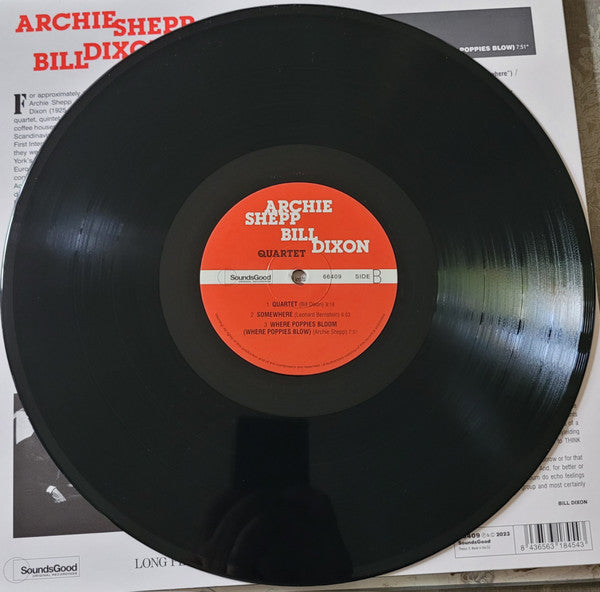 The Archie Shepp-Bill Dixon Quartet : The Archie Shepp-Bill Dixon Quartet (LP, Album, Comp, Mono, RE)