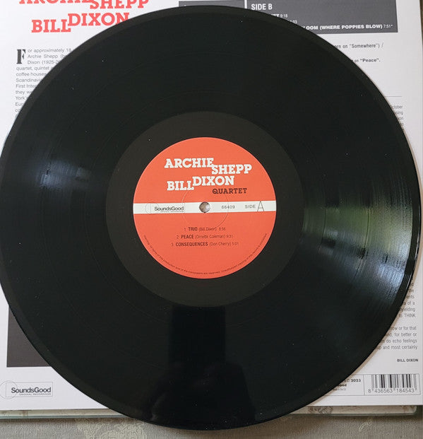 The Archie Shepp-Bill Dixon Quartet : The Archie Shepp-Bill Dixon Quartet (LP, Album, Comp, Mono, RE)