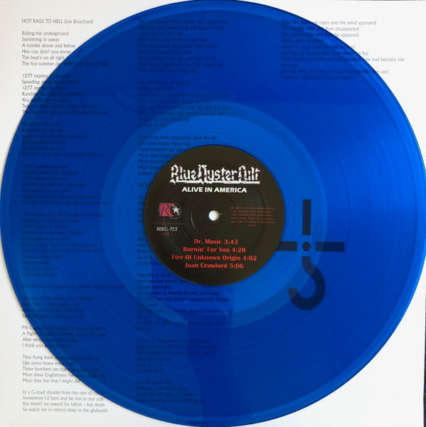 Blue Öyster Cult : Alive In America (2xLP, RE, Blu)