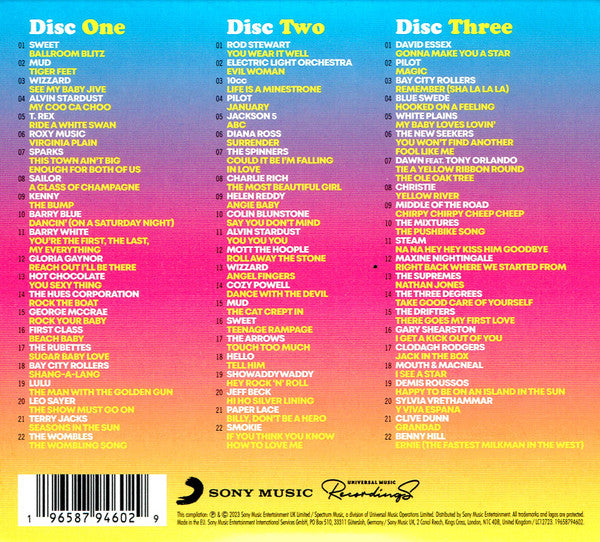 Various : The Hits Album: The 70s Pop Album - The Star Hits Collection (3xCD, Comp)