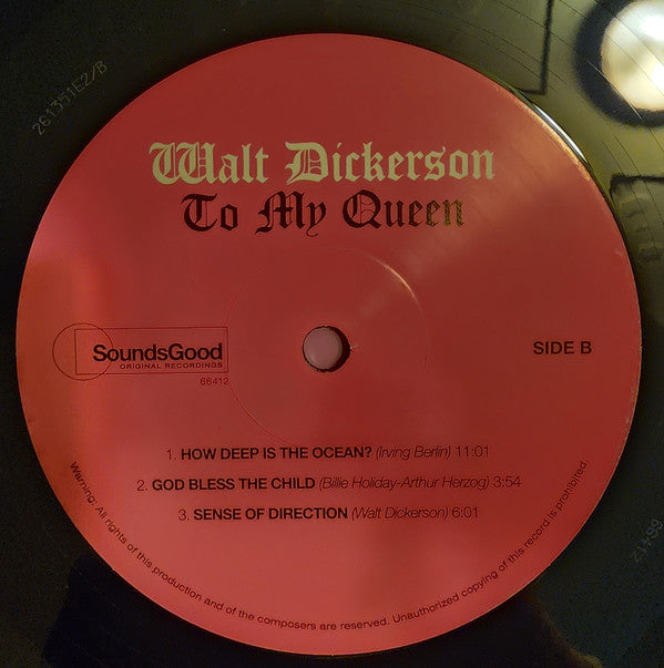 Walt Dickerson : To My Queen (LP, Album, RE, Dir)