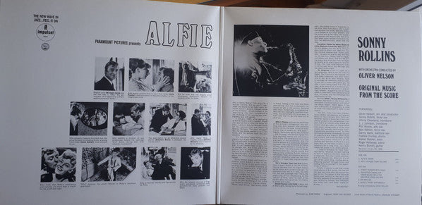 Sonny Rollins : Original Music From The Score "Alfie" (LP, Album, RE, Gat)