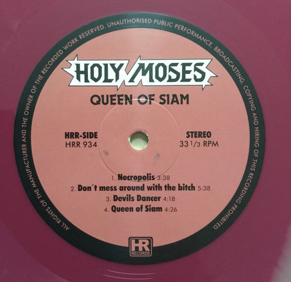 Holy Moses (2) : Queen Of Siam (LP, Album, Ltd, RE, RM, Oxb)