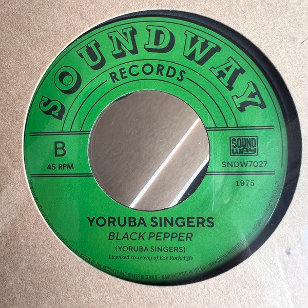 Yoruba Singers : Basa Bongo / Black Pepper (7", RE)