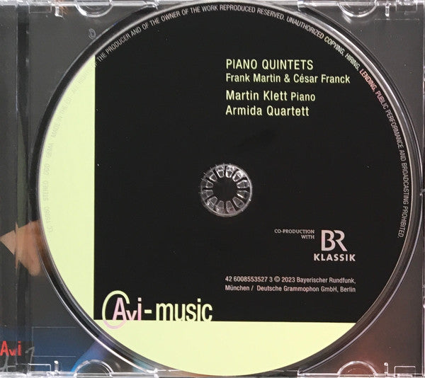 César Franck & Frank Martin (3), Martin Klett & Armida Quartett : Piano Quintets (CD, Album)