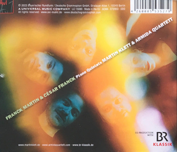 César Franck & Frank Martin (3), Martin Klett & Armida Quartett : Piano Quintets (CD, Album)