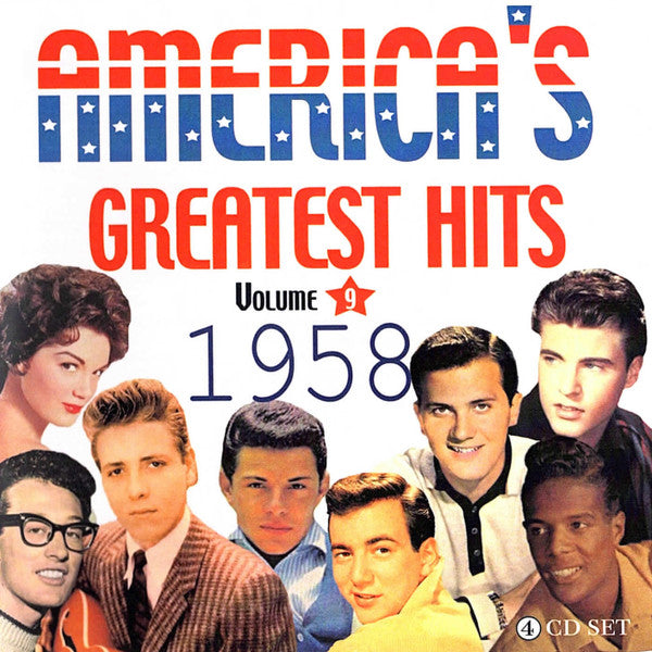 Various : America's Greatest Hits Volume 9 - 1958 (4xCD, Comp)