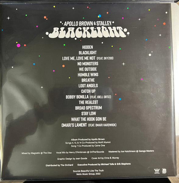 Apollo Brown & Stalley : Blacklight (LP, Album, Pur)