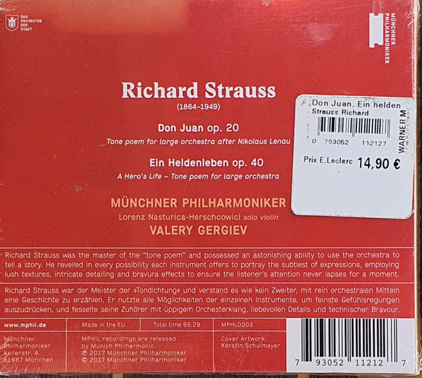 Valery Gergiev, Richard Strauss : Don Juan - Ein Heldenleben (CD, Dig)
