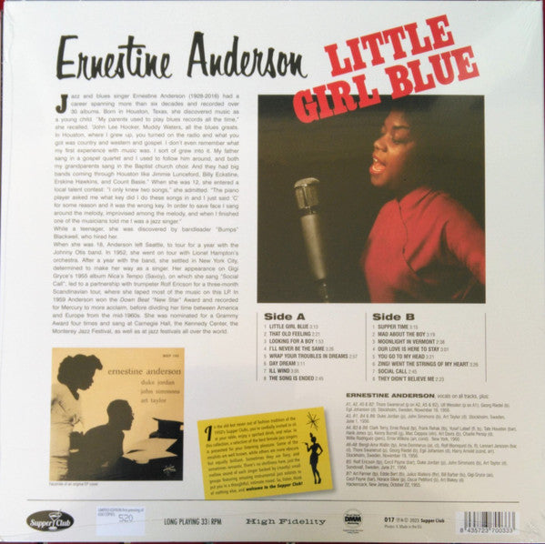 Ernestine Anderson : Little Girl Blue (LP, Comp, Ltd, Num, 180)