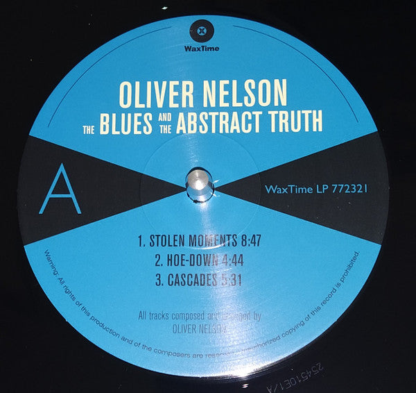 Oliver Nelson : The Blues And The Abstract Truth (LP, Album, RE, DMM)