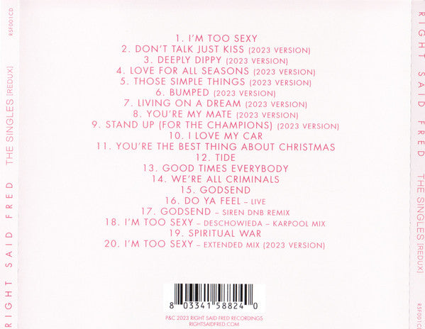 Right Said Fred : The Singles [Redux] (CD, Album)