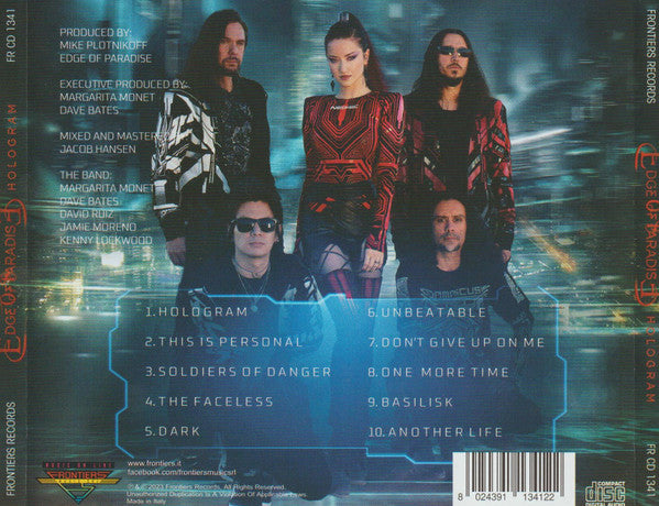 Edge Of Paradise : Hologram (CD, Album)