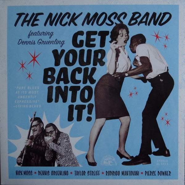 Nick Moss Band Featuring Dennis Gruenling : Get Your Back Into It! (LP, Album, Red)