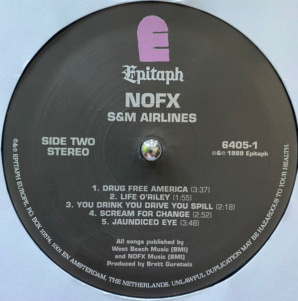 NOFX : S & M Airlines (LP, Album, RE)