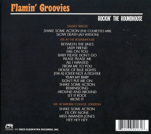 The Flamin' Groovies : Rockin’ The Roundhouse (CD, Album)