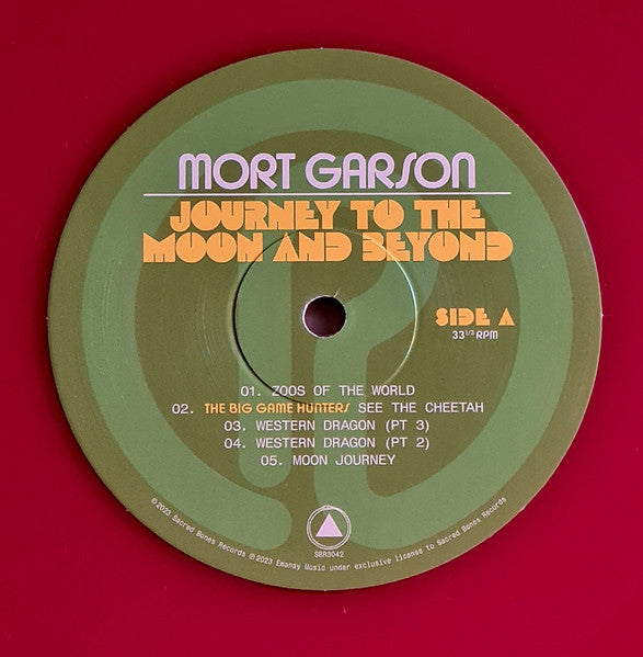 Mort Garson : Journey To The Moon And Beyond (LP, Comp, Ltd, Red)