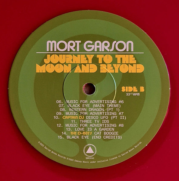 Mort Garson : Journey To The Moon And Beyond (LP, Comp, Ltd, Red)
