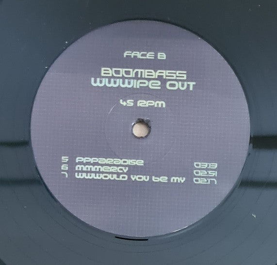 Boom Bass : Wwwipe Out (LP, Album)