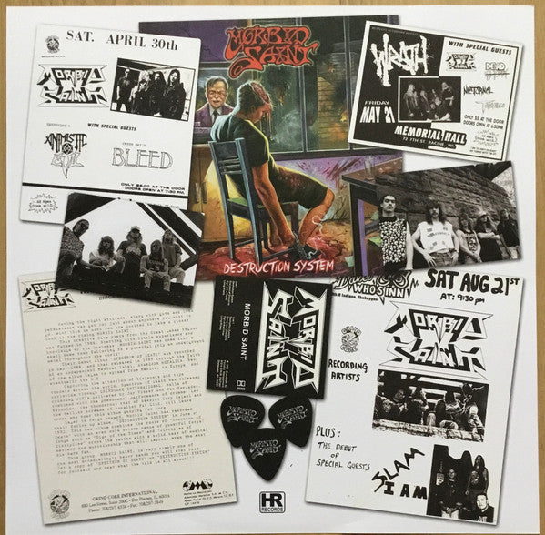 Morbid Saint : Destruction System (LP, Album, Ltd, RE, RM, Bon)